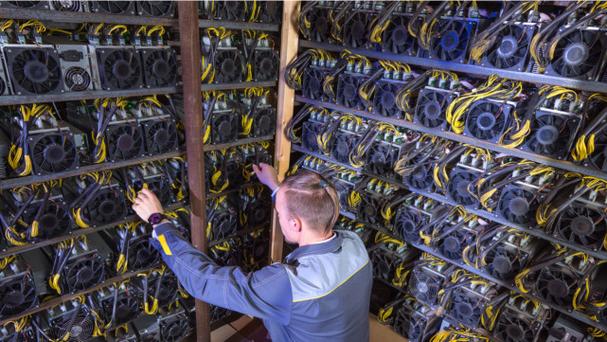 A miner operating in a sustainable setting
